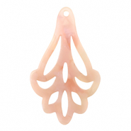 Resin Anh&auml;nger Peach pink opal