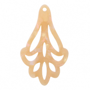 Resin Anh&auml;nger Peach blush opal