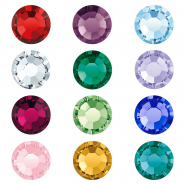 Geburtssteine Mix Preciosa SS16 flat back (4mm) Multicolor