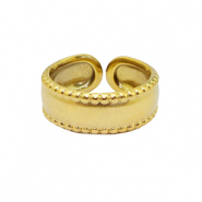 Ringe aus Stainless Steel - Rostfreiem Stahl Gold