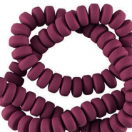Polymer Perlen Rondell 7mm Port red