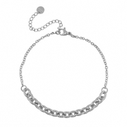 Armb&auml;nder aus Stainless Steel - Rostfreiem Stahl Silver
