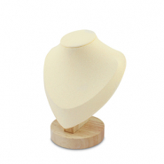 Schmuckdisplay B&uuml;ste f&uuml;r Ketten Natural-beige