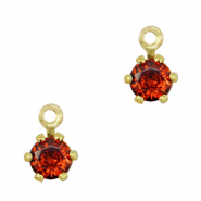 Anh&auml;nger Kristallglas Red-gold