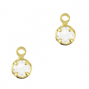 Anh&auml;nger Kristallglas Crystal-gold