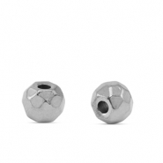 Stainless Steel - Rostfrei Stahl Perlen 4mm Silver