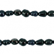 S&uuml;&szlig;wasserperlen Rice 5-6x4-5mm Dark blue