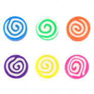 Polymer Perlen Twist Multicolor