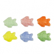 Perlen Keramik Fisch Multicolour