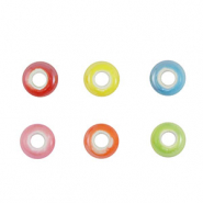 Perlen Keramik Rondell Multicolour