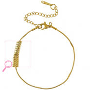 Armb&auml;nder aus Stainless Steel - Rostfreiem Stahl Gold