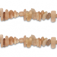 Chip Steine Perlen Sonnenstein Light beige-pink