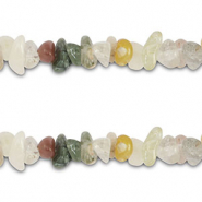 Chip Steine Perlen Rutilqaurz Multicolour