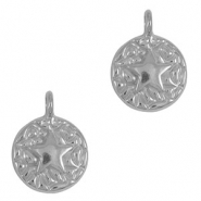 Stainless Steel - Rostfrei Stahl Anh&auml;nger Seestern Silver