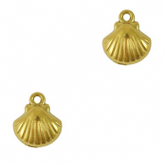 Stainless Steel - Rostfrei Stahl Anh&auml;nger Muschel Gold