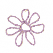 Bast Anh&auml;nger Blume 55mm Lilac