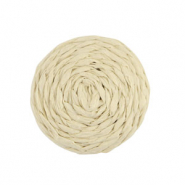 Bast Anh&auml;nger 25mm Beige
