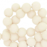 8 mm Acrylperlen Off white