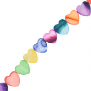 Muschel Perlen Herz Multicolour