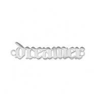 Stainless Steel - Rostfrei Stahl Anh&auml;nger Zwischenst&uuml;ck ''dreamer'' Silver