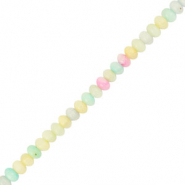 Muschel Perlen Rondell Pastel multicolor