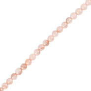 Muschel Perlen Rund Pink