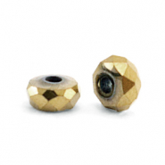 H&auml;matit Perlen Facett Disc 4x2mm Antique gold