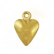 Stainless Steel - Rostfrei Stahl Anh&auml;nger Herz Gold