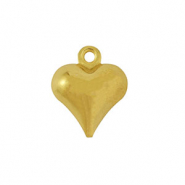 Stainless Steel - Rostfrei Stahl Anh&auml;nger Herz Gold