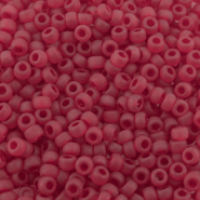 Miyuki Rocailles 8/0 Transparent matte ruby red 8-141F