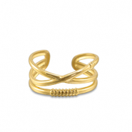Ringe aus Stainless Steel - Rostfreiem Stahl Gold