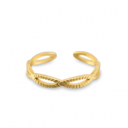 Ringe aus Stainless Steel - Rostfreiem Stahl Gold