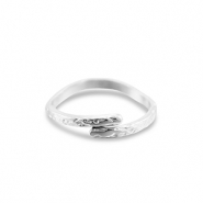 Ringe aus Stainless Steel - Rostfreiem Stahl Welle Silver