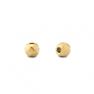 Stainless steel - Rostfrei Stahl Perlen 4mm Gold