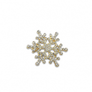 Broschen Schneeflocke Gold
