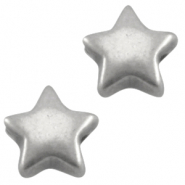 Stern DQ Metall 6mm Antik silber (Nickelfrei)
