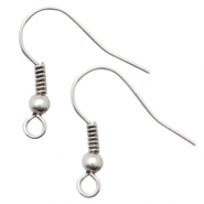 Ohrringe DQ Metall Antik silber (Nickelfrei)