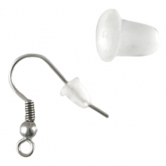 Ohrstopper Ohrringe Verschluss Transparent