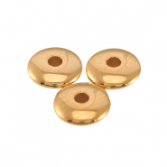 DQ Metall Perlen disc 4x1.5 mm Rosegold (nickelfrei)