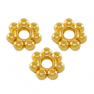 DQ Metall Perlen Spacer Bali Ringe 5.6mm Gold (Nickelfrei)