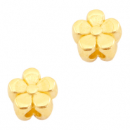 Metall Perlen DQ Blume 4mm Gold (Nickelfrei)