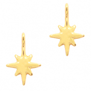 Metall Anh&auml;nger DQ Galaxis Stern Gold (Nickelfrei)