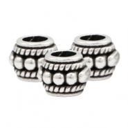 Metall Perlen DQ Deco Antik silber (Nickelfrei)