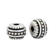 Metall Perlen DQ Deco Antik silber (Nickelfrei)
