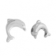 Metall Perlen DQ Dolfin Antik silber (Nickelfrei)
