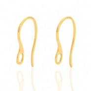 Ohrringe aus Stainless Steel - Rostfreiem Stahl mit &Ouml;se Gold
