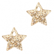 Plexx Anh&auml;nger Star Glitter Rose peach