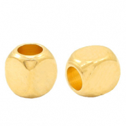 Metall Perlen DQ Cube 2mm Gold (Nickelfrei)