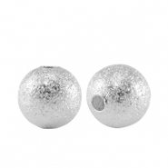 Metall Perlen DQ 8mm Antik Silber (Nickelfrei)