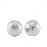 Metall Perlen DQ 6mm Antik Silber (Nickelfrei)